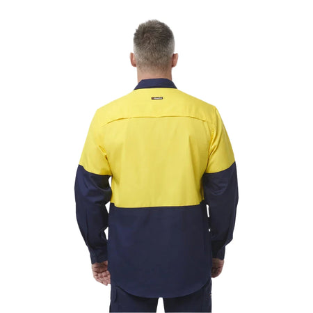 KingGee Workcool Vented Spliced Shirt Long Sleeve (K54912) - Ace Workwear