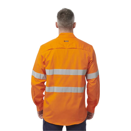 KingGee Workcool Vented Shirt Taped Long Sleeve (K54915) - Ace Workwear