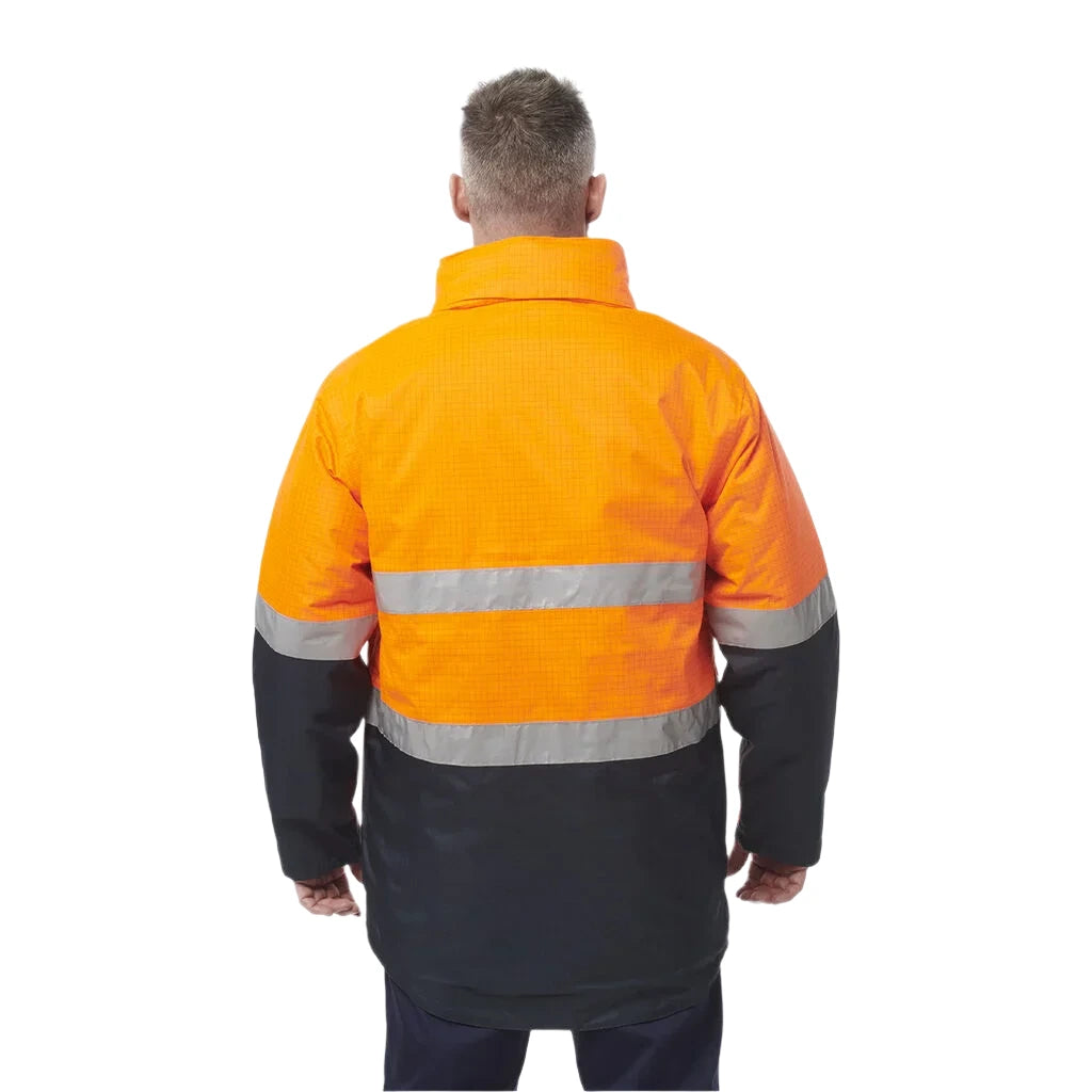 KingGee Hi-Vis Anti Static Waterproof Reflective Work Jacket (K55035) - Ace Workwear