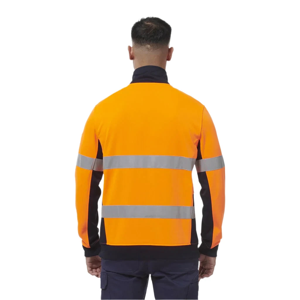 KingGee Originals 3 in 1 Hi-Vis Cotton Drill Reflective Work Jacket (K55040) - Ace Workwear