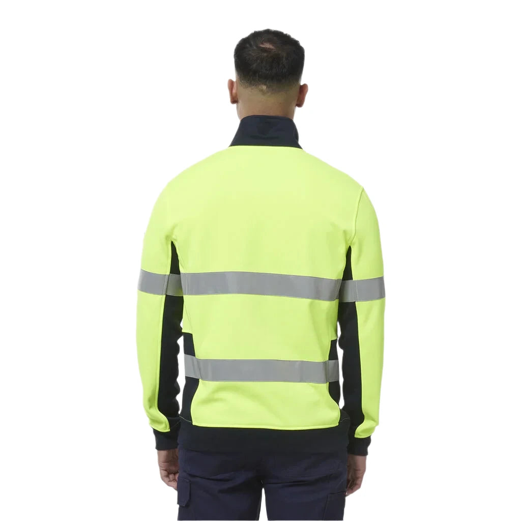 KingGee Originals 3 in 1 Hi-Vis Cotton Drill Reflective Work Jacket (K55040) - Ace Workwear