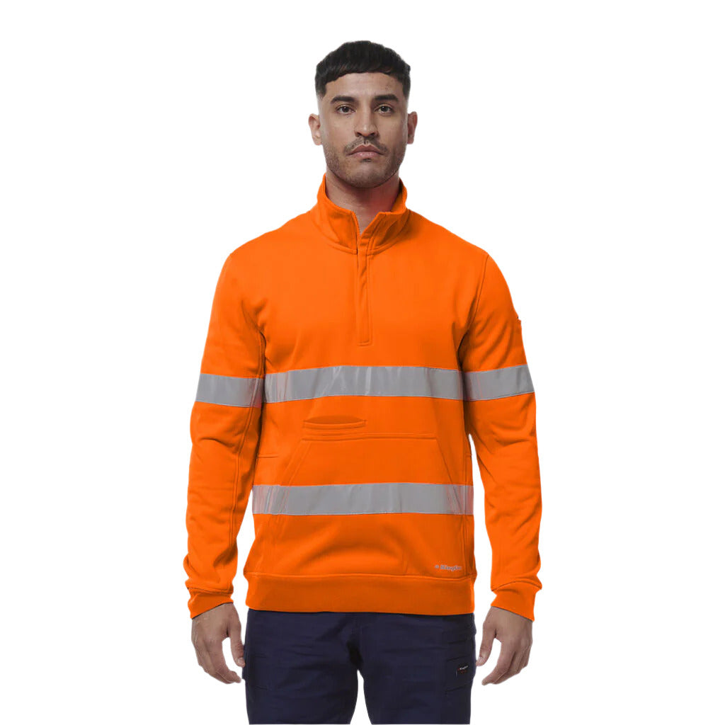 KingGee Reflective 1/4 Zip Fleece (K55048) - Ace Workwear
