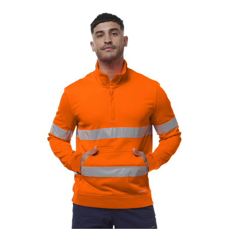 KingGee Reflective 1/4 Zip Fleece (K55048) - Ace Workwear