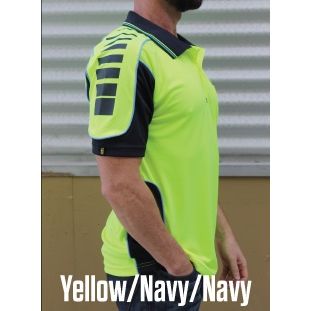 Visitec Hi Vis Chief Polo Microfibre Short Sleeve (V1000) (Clearance) - Ace Workwear