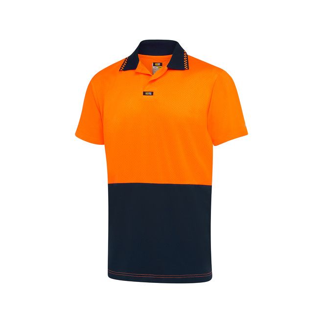 Visitec Short Sleeve Airwear Non Button Polo (V1024) (Clearance) - Ace Workwear