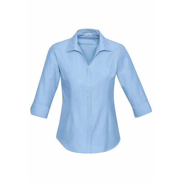 BIZ COLLECTION LADIES PRESTON 3/4 SLEEVE SHIRT S312LT - Ace Workwear