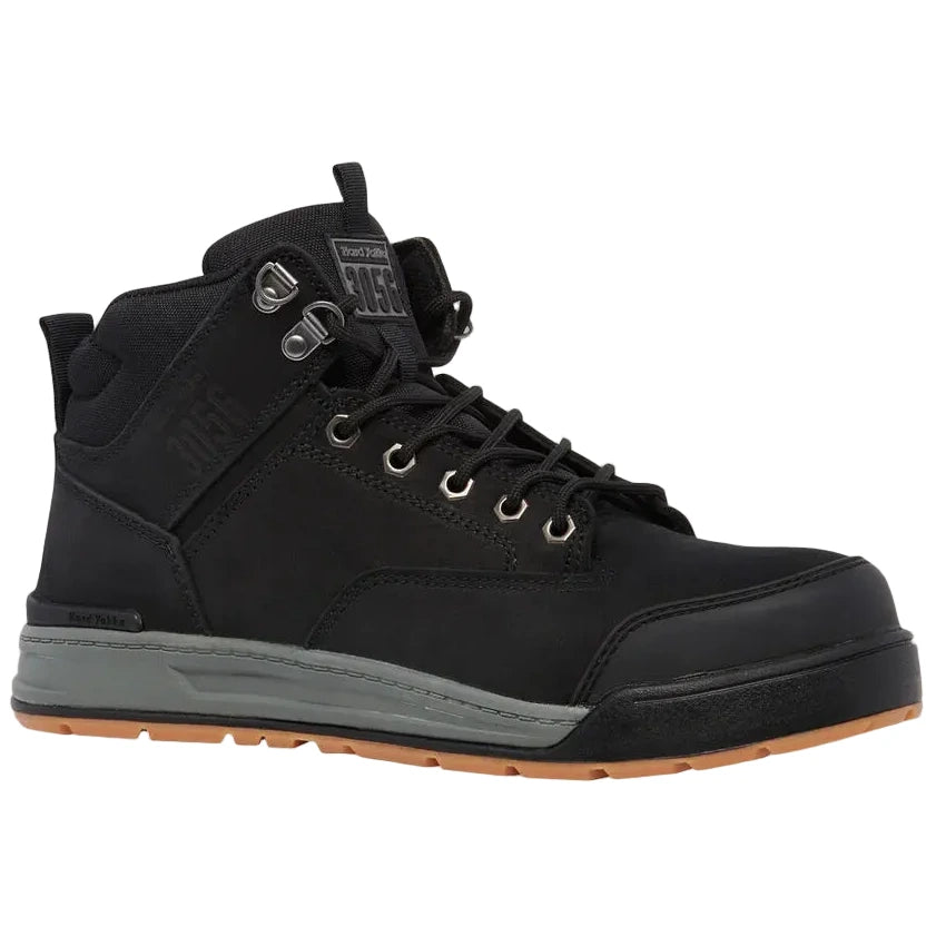 Hard Yakka 3056 Lace Up Zip Sided Steel Cap Safety Boot (Y60201) - (Pre Order) - Ace Workwear
