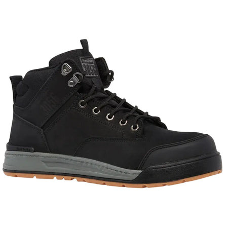 Hard Yakka 3056 Lace Up Zip Sided Steel Cap Safety Boot (Y60201) - (Pre Order) - Ace Workwear