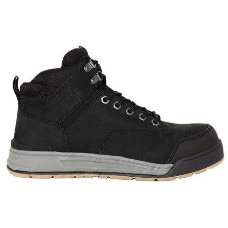 Hard Yakka 3056 Lace Up Zip Sided Steel Cap Safety Boot (Y60201) - (Pre Order) - Ace Workwear