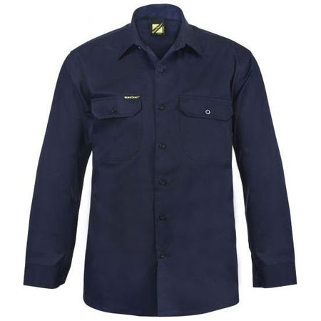 Workcraft Long Sleeve Cotton Drill Shirt (WS3020) - Ace Workwear (4408788254854)