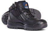 Mongrel Black ZipSider Boot W/Scuff Cap (461020) (Pre Order) Zip Sided Safety Boots Mongrel - Ace Workwear