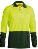 Bisley Two Tone Hi Vis Long Sleeve Polo Shirt (BK6234)