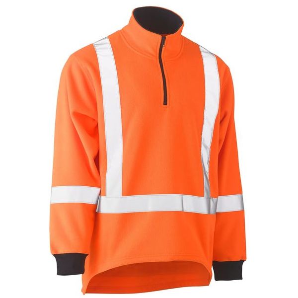 Bisley TTMC X Taped Hi Vis Fleece Pullover (BK6249XT) - Ace Workwear