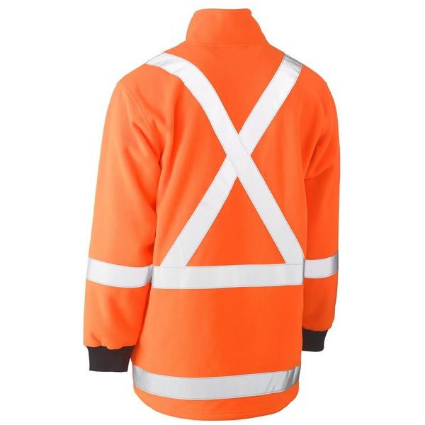 Bisley TTMC X Taped Hi Vis Fleece Pullover (BK6249XT) - Ace Workwear