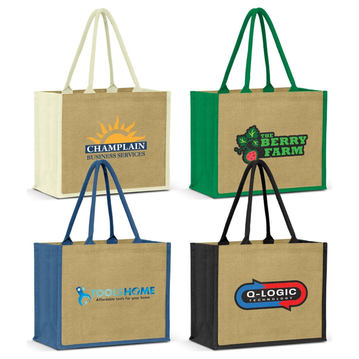Torino Jute Tote Bag (Carton of 50pcs) (108038) - Ace Workwear