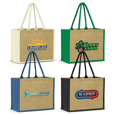 Torino Jute Tote Bag (Carton of 50pcs) (108038) - Ace Workwear
