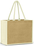 Lanza Jute Tote Bag (Carton of 50pcs) (108036) signprice, Tote Bags Trends - Ace Workwear
