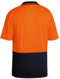 Bisley Two Tone Hi Vis Short Sleeve Polo Shirt (BK1234)
