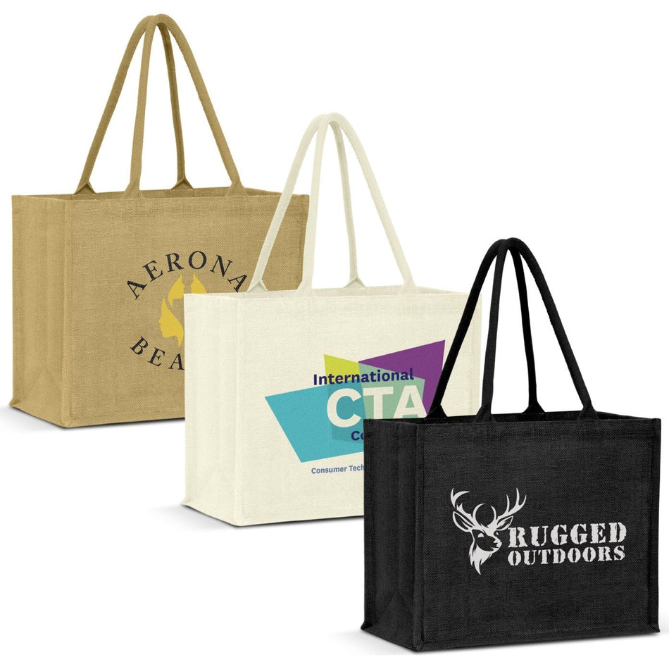 Torino Jute Tote Bag - Colour Match (Carton of 50pcs) (115325) - Ace Workwear