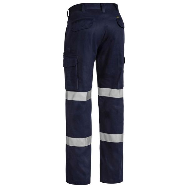 Bisley Flat Front Double Taped Heavy Duty Cotton Drill Cargo Pants (BPC6003T) - Ace Workwear