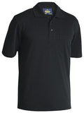 Bisley Short Sleeve Polo Shirt With Rib Knit Collar And 3 Button Front Placket (BK1290)