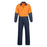 Workcraft Hi Vis Two Tone Poly Cotton Coverall/Overall (WC3059) - Ace Workwear (8440529741)