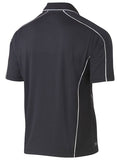 Bisley Cool Mesh Polo Shirt With Reflective Piping (BK1425)