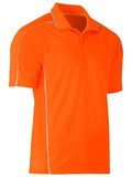 Bisley Cool Mesh Polo Shirt With Reflective Piping (BK1425)