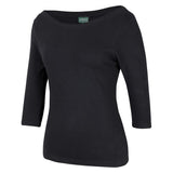 JB's C Of C Ladies 3/4 Sleeve Boat Neck Tee (1BT3) Ladies Shirts JB's Wear - Ace Workwear