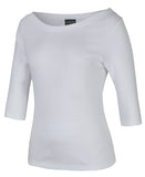 JB's C Of C Ladies 3/4 Sleeve Boat Neck Tee (1BT3) Ladies Shirts JB's Wear - Ace Workwear