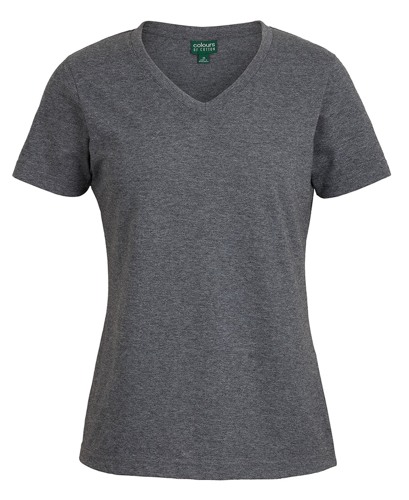 JB's C of C Ladies V-neck Tee (1VT1) Plain T-Shirt (Tees), signprice JB's Wear - Ace Workwear