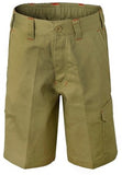 Workcraft Kids Midweight Cargo Cotton Drill Shorts (WPK502)