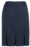 Biz Corporates Womens Multi-Pleat Skirt (20115) Ladies Skirts & Trousers, signprice Biz Corporates - Ace Workwear