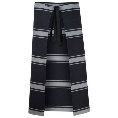 Workcraft 3/4 Length Butchers Stripe Apron (CA004) - Ace Workwear