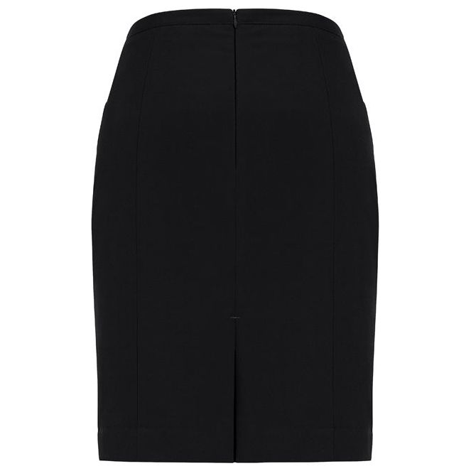 Biz Corporates Womens Front Pleat Detail Straight Skirt (207200) Ladies Skirts & Trousers, signprice Biz Corporates - Ace Workwear
