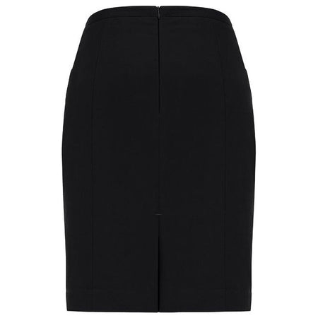 Biz Corporates Womens Front Pleat Detail Straight Skirt (207200) Ladies Skirts & Trousers, signprice Biz Corporates - Ace Workwear