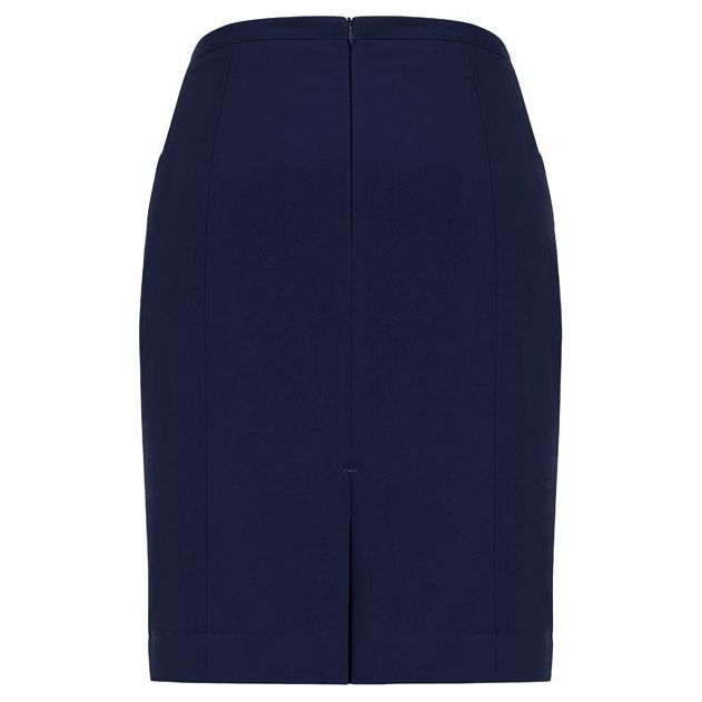 Biz Corporates Womens Front Pleat Detail Straight Skirt (207200) Ladies Skirts & Trousers, signprice Biz Corporates - Ace Workwear