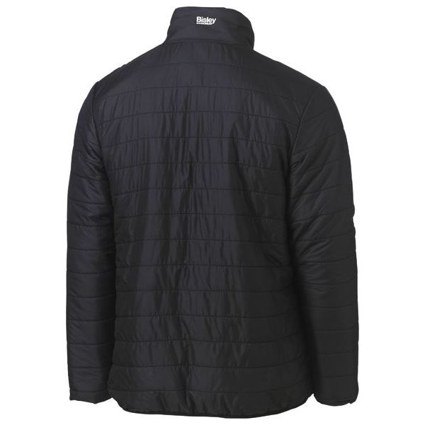 Bisley H Pattern Taped Hi Vis Reversible Puffer Jacket (BJ6350HT) - Ace Workwear