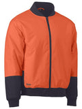 Bisley Two Tone Hi Vis Bomber Jacket With Padded Lining (BJ6730)
