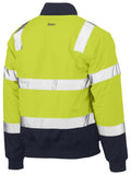 Bisley Taped Two Tone Hi Vis Bomber Jacket With Padded Lining (BJ6730T)