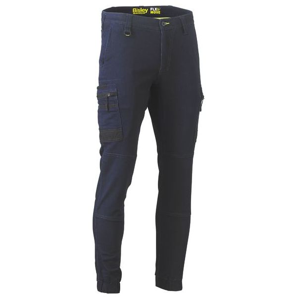 Bisley Flx & Move Modern Fit Stretch Cargo Cuffed Pants (BPC6334) - Ace Workwear