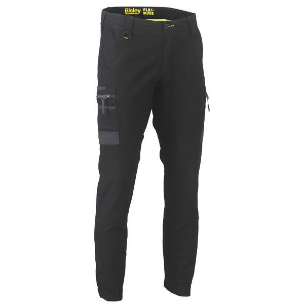 Bisley Flx & Move Modern Fit Stretch Cargo Cuffed Pants (BPC6334) - Ace Workwear