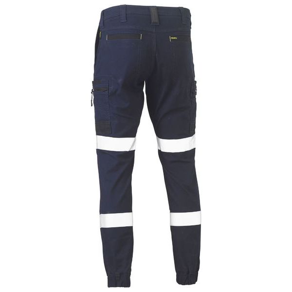 Bisley Flx & Move Modern Fit Taped Stretch Cargo Cuffed Pants (BPC6334T) - Ace Workwear