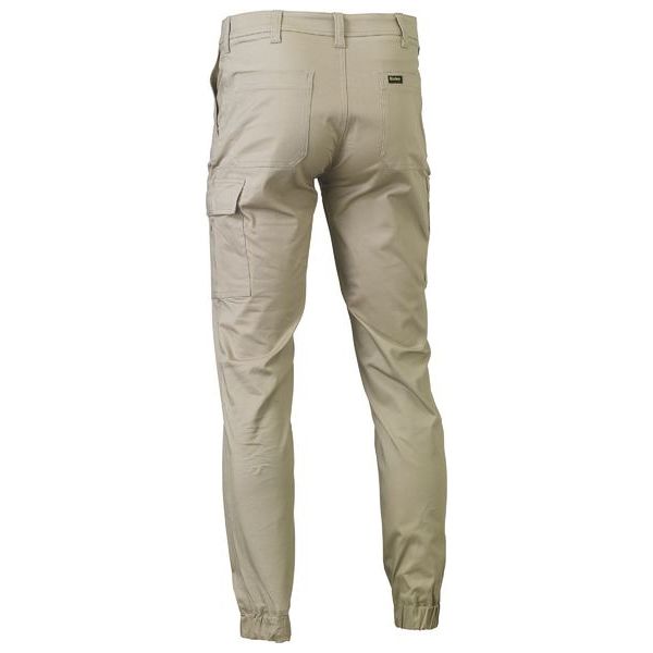 Bisley Modern Fit Stretch Cotton Drill Cargo Cuffed Pants (BPC6028) - Ace Workwear