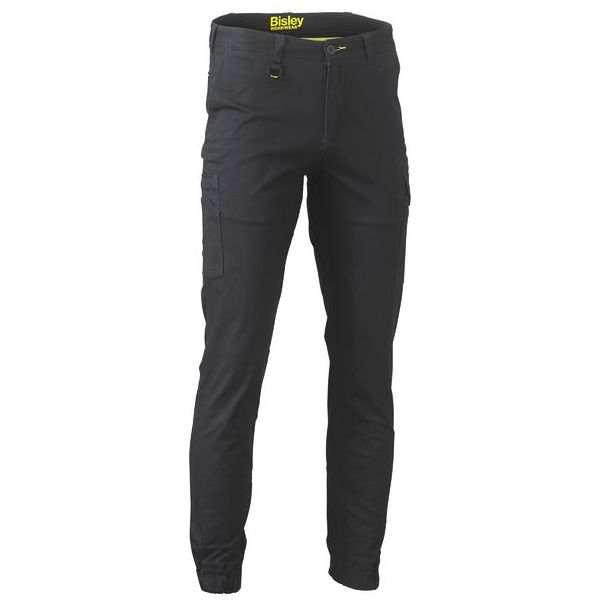 Bisley Modern Fit Stretch Cotton Drill Cargo Cuffed Pants (BPC6028) - Ace Workwear