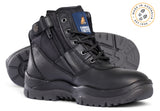 Mongrel 261020 Black Steel Cap Safety Zip Sided Boot (261020) Zip Sided Safety Boots Mongrel - Ace Workwear