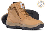 Mongrel 261050 Wheat Steel Cap Safety Zip Sided Boot (261050) Zip Sided Safety Boots Mongrel - Ace Workwear