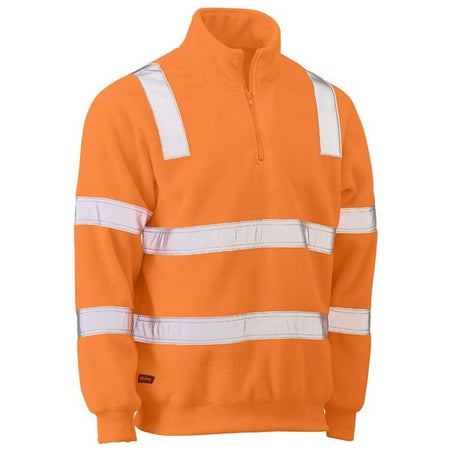 Bisley Taped Hi Vis Rail Polar Fleece Jumper (BK6816T) - Ace Workwear