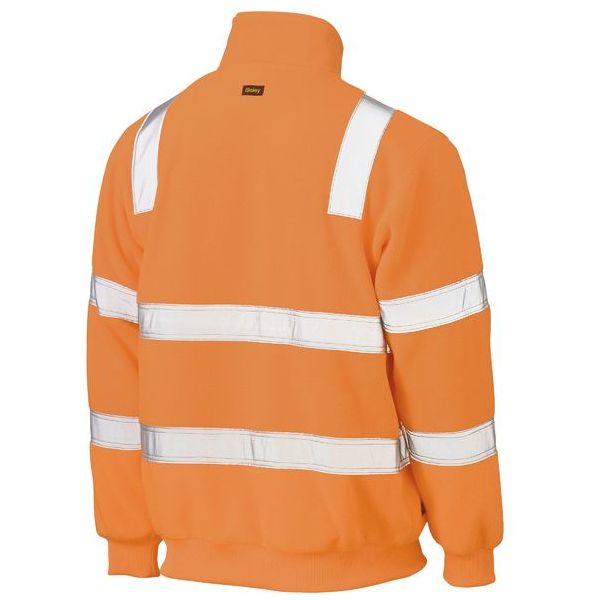 Bisley Taped Hi Vis Rail Polar Fleece Jumper (BK6816T) - Ace Workwear