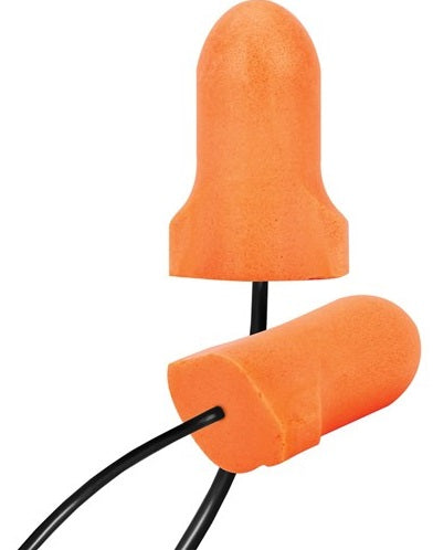 Pro Choice Powersoft Mega T-Fit Earplugs Corded (Carton of 100pcs) (267-HPF510C) Disposable Earplugs ProChoice - Ace Workwear